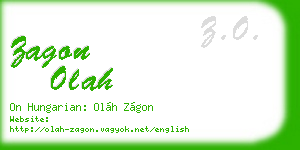 zagon olah business card